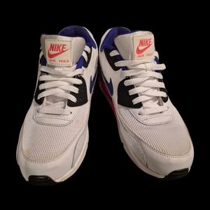 Nike Air Max White and Purple Men's Sneakers Size 10.5